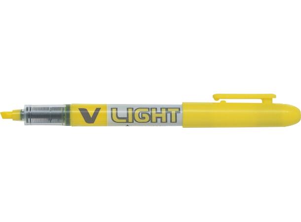 Tekstmarker PILOT V Liquid Light (12) Gul 